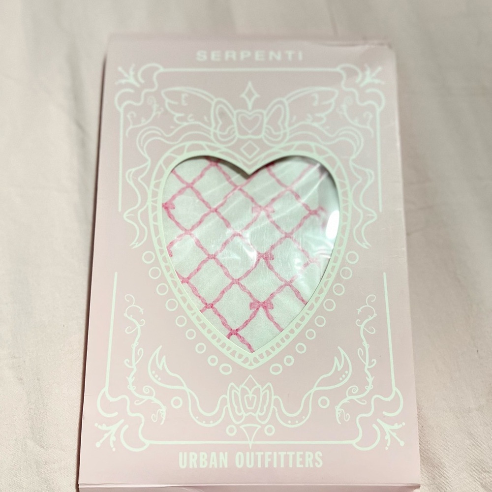 Urban Outfitters Serpenti Pink Bow tights